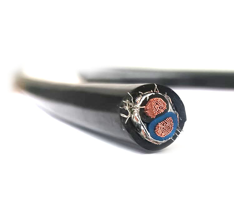 Cable de alimentación apantallado tipo D de 2 hilos 2X10 AWG