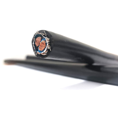 Cable de alimentación apantallado tipo D de 2 hilos 2X8 AWG