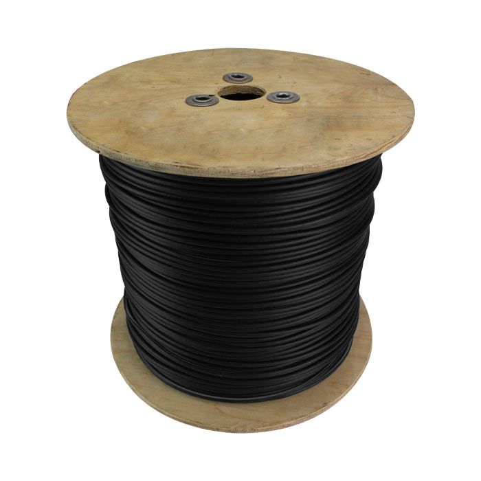 Cable de alimentación apantallado tipo D de 2 hilos 2X10 AWG