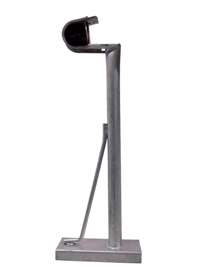 Brazo Extensión Herraje tipo J 100 cm reforzado doble Ojillo para Fibra Óptica ADSS