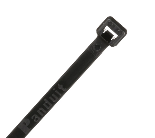 Cincho panduit lengüeta metálica de 14.9”x 7 mm Negro (100 pzs)