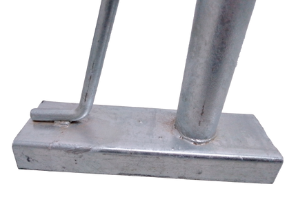 Brazo Extensión Herraje tipo J 100 cm reforzado doble Ojillo para Fibra Óptica ADSS